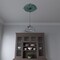 Ekena Millwork Attica PVC Medallion (Canopies up to 6 3/4"), 19"OD x 3 1/2"ID x 1"P, Metallic Sea Mist CMP19ATFSM - alternate 6